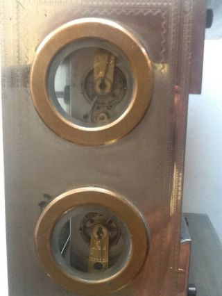 1876 patent consolidated time lock co.  double lock chronometer.  Bank locks 10