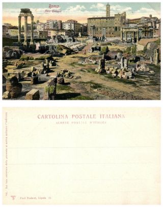 Italy Postcard Rome,  Roma,  Roman Forum (a16)