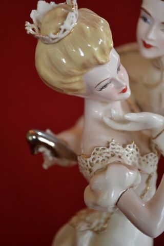 Rare Florence Ceramics Cinderella & Prince Charming 2