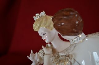 Rare Florence Ceramics Cinderella & Prince Charming 6