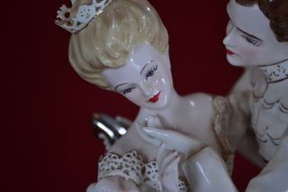 Rare Florence Ceramics Cinderella & Prince Charming 8