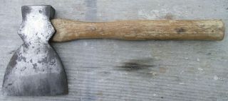 ANTIQUE HAND MADE DROP FORGED Heavy Duty Hatchet Broad Axe Hewing Lumber Ax 3