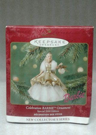 Hallmark Keepsake Barbie Ornament Celebration Barbie Special 2000 Edition