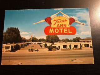 Standard View Postcard - - Mexico - - Albuquerque - - Texas Ann Motel - - Route 66 Pc Nm