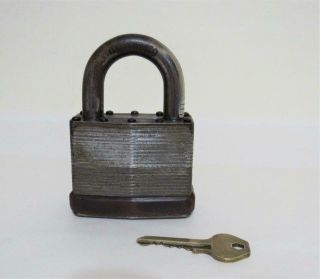 Master Lock No.  19 Heavy Duty High Security Huge Steel Padlock Shackle With Key