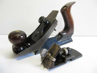 Type 4 Stanley No 72 - 1/2 Chamfer Plane With Beading Attachment - 98 Japanning