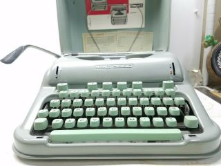 1960 ' s RARE HERMES 3000 Typewriter manuals Estate Find Vintage 2