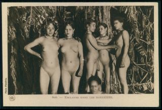 North Africa Ethnic Arab Nude Woman Old 1910 - 1920s Postcard Dd11