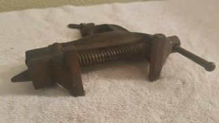 Vintage Antique Jewelers 2 " Clamp On Style Vise Small Anvil Surface W/horn