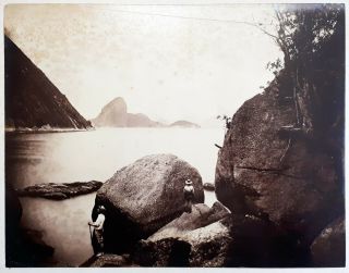 Marc Ferrez: Brazil 2 Large Albumen Photos 1880 