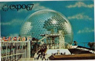 Pavilion Of The United States Expo67 Montreal Quebec Canada 1967 Postcard