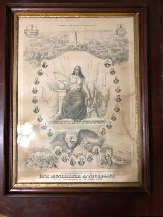 1776 1876 United States 100th Anniversary Independence Centennial Exhibition