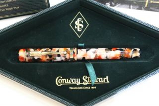 Conway Stewart Razorshell Swisher Exclusive Limited Edition Fountain 18k 007/100 2