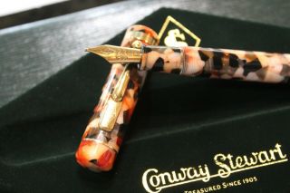 Conway Stewart Razorshell Swisher Exclusive Limited Edition Fountain 18k 007/100 4