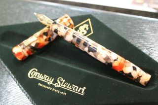 Conway Stewart Razorshell Swisher Exclusive Limited Edition Fountain 18k 007/100 5