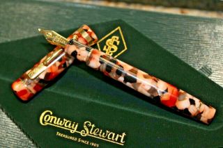 Conway Stewart Razorshell Swisher Exclusive Limited Edition Fountain 18k 007/100 6