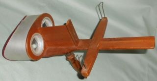 1904 Antique Kawin & Co 3 - D Stereoscope Viewer - Chicago Wood And Metal