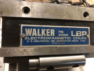 MACHINIST TOOLS LATHE MILL Machinist Walker 6X6 Magnetic Chuck Adjustable Sine 4
