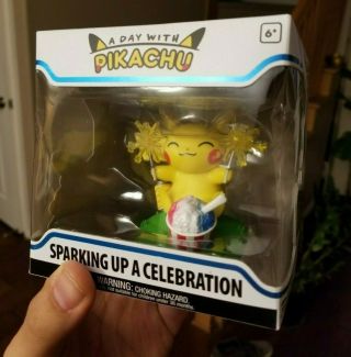 A Day With Pikachu - Sparking Up A Celebration Pikachu Pokemon Center Funko Pop
