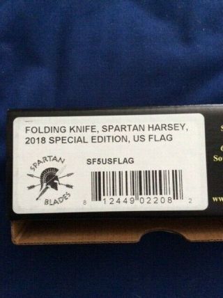 SPARTAN Harsey Folder American Flag 6