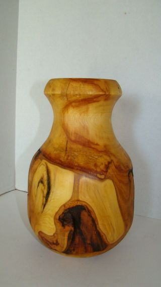 Burl Wood Vase