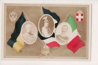 Vintage Pc Emperor Kaiser Wilhelm,  Emperor Franz Josef,  King Victor Emmanuel Iii