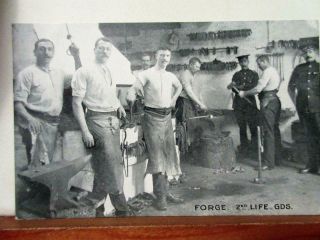 The Forge,  2nd Life Guards - Ww1 Military Postcard By Martin Of Prestwich