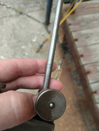 Antique L.  S.  Starrett Co.  Machinist Surface Base Indicator tool holder 1896 pat. 5
