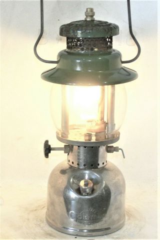 Aussie Coleman 249 Kerosene Lantern,  With Seals To Burn Good,  7/59.