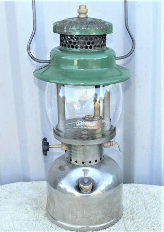 Aussie Coleman 249 kerosene lantern,  with seals to burn good,  7/59. 2