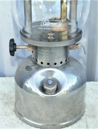 Aussie Coleman 249 kerosene lantern,  with seals to burn good,  7/59. 4