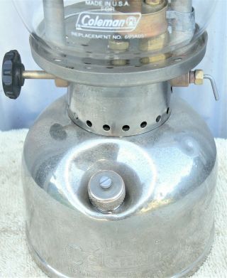 Aussie Coleman 249 kerosene lantern,  with seals to burn good,  7/59. 5