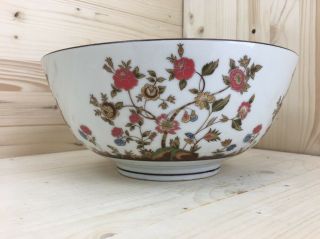 Vintage Andrea By Sadek Japan 9587 Floral Flower Serving Bowl Rare 2