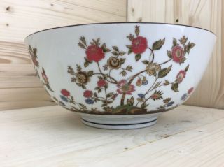 Vintage Andrea By Sadek Japan 9587 Floral Flower Serving Bowl Rare 3