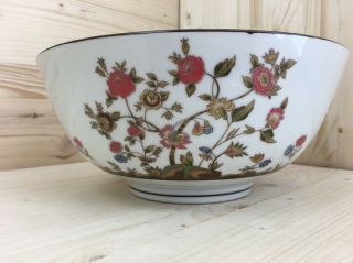 Vintage Andrea By Sadek Japan 9587 Floral Flower Serving Bowl Rare 4