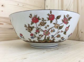 Vintage Andrea By Sadek Japan 9587 Floral Flower Serving Bowl Rare 5