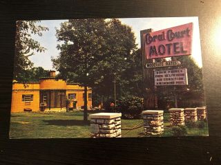 St.  Louis,  Missouri Early 1950s Coral Court Motel On Route 66 & Hwys 61,  66,  67