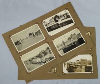 8 X 1934 - 36 Photographs Of Ferriby Sluice Swing Bridge River Ancholme Road A1077