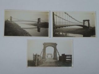 3 X 1934 Photographs Of Horkstow Bridge Over River Ancholme