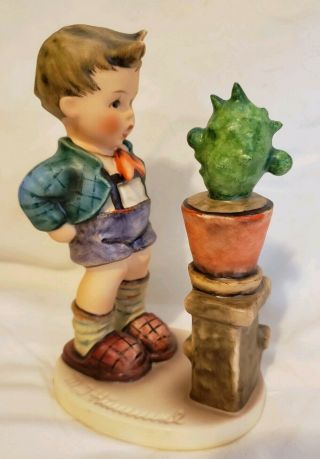 Vintage Goebel Hummel Figurine Collectable 314 Confidentially Boy Cactus Rare