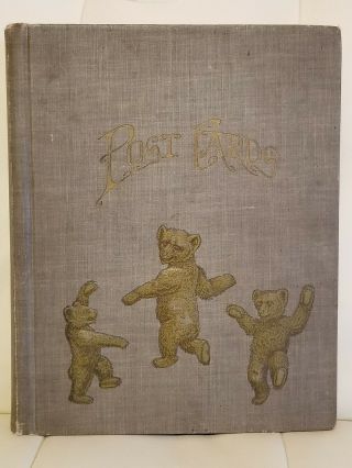 Vintage Teddy Bears Postcard Album Book Old " The Nonpareil "