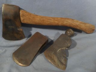 Vintage Plumb Hatchet With Nail Puller And 2 Others All From An Estate