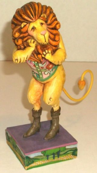 Jim Shore Wizard Of Oz Cowardly Lion 7 " Figure Courage Lives Within You 2007