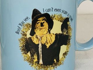 wizard of oz coffee tea cup mug set of 2 scarecrow cowardly lion blue green 3