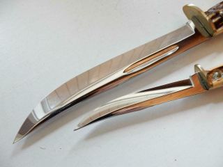 1978 CASEXX,  516 - 5,  M5 FINN STAG 2 PIECE KNIFE SET,  W/SHEATH Y289 6