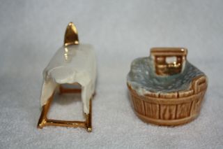 Arcadia Miniature IRONING BOARD and WASH TUB Mini Salt And Pepper Set 4