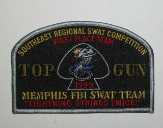 Tennessee State Memphis Fbi Field Office Swat Police Patch Top Gun Ert Srt Trt