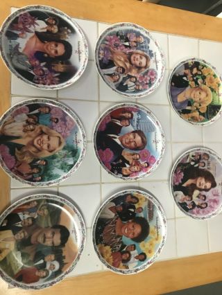 Collectors Young And The Restless 8” Plates.  Crestley.  Set Of 8