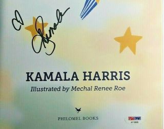 Kamala Harris Signed Book Superheroes Are Everywhere Senator President Psa