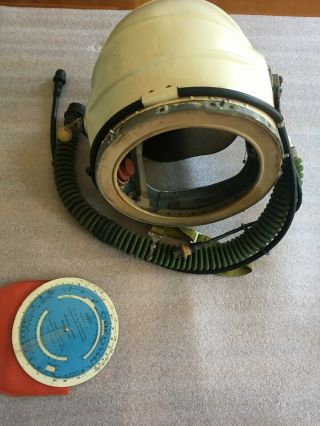 Soviet Union (ussr) High Altitude Flight Helmet And Flight Calculator - Russian